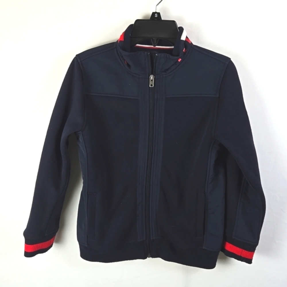 Tommy Hilfiger Boys Dark Blue Outerwear Jacket Sz M (8-10)